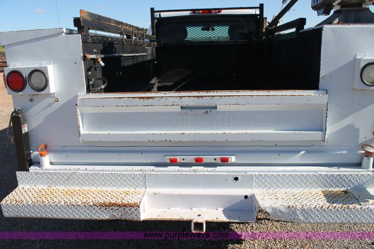 image for item H1507 2010 Chevrolet Silverado 3500 Ext. Cab utility truck with crane