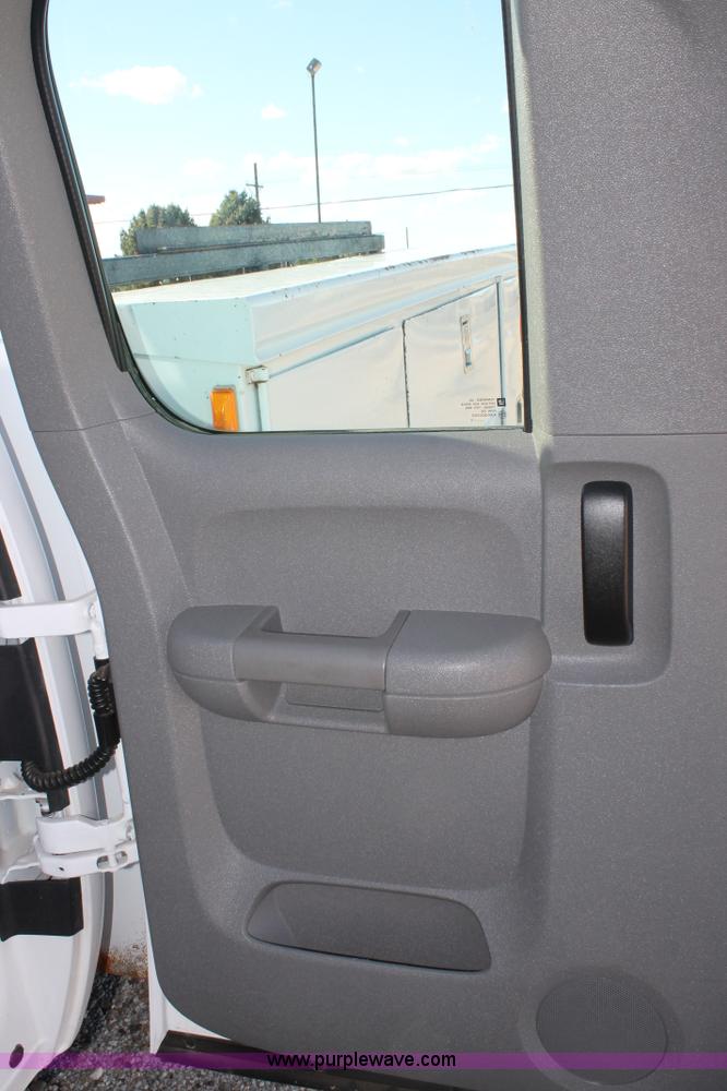 image for item H1507 2010 Chevrolet Silverado 3500 Ext. Cab utility truck with crane