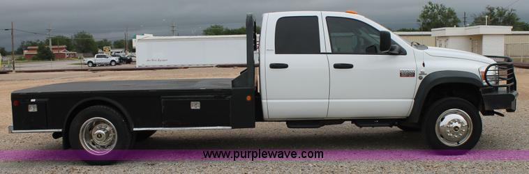 image for item H1517 2008 Dodge Ram 5500 Quad Cab utility truck