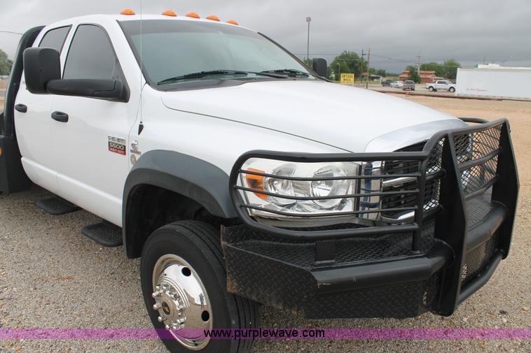 image for item H1517 2008 Dodge Ram 5500 Quad Cab utility truck