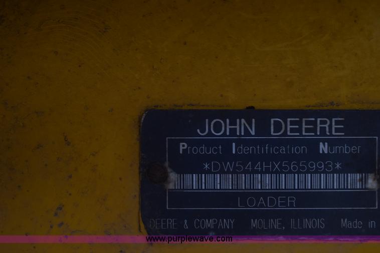 image for item H5130 1998 John Deere 544H wheel loader