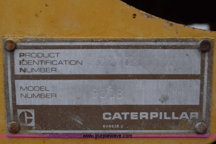 image for item H5135 1986 Caterpillar 950B wheel loader