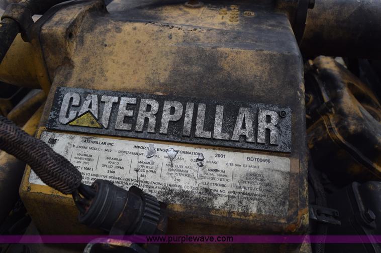 image for item H5136 2001 Caterpillar 3412 12 cylinder power unit