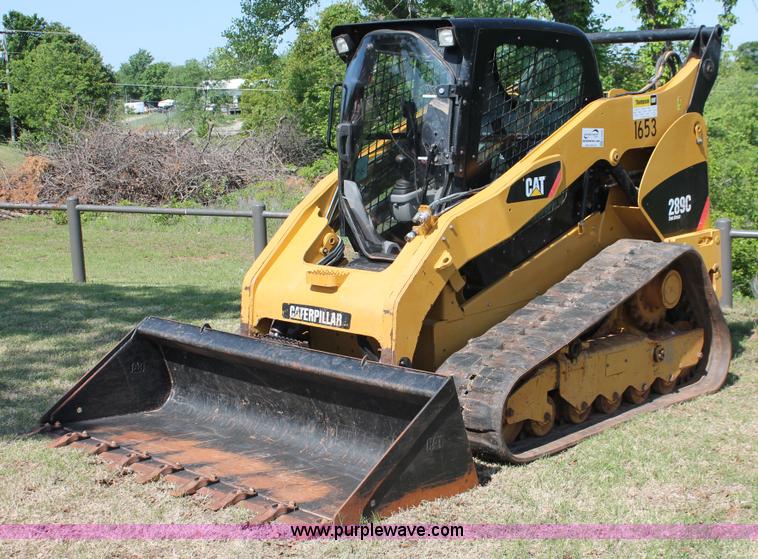 image for item H5828 2011 Caterpillar 289C skid steer