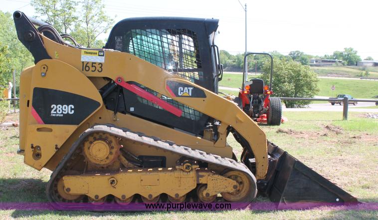 image for item H5828 2011 Caterpillar 289C skid steer