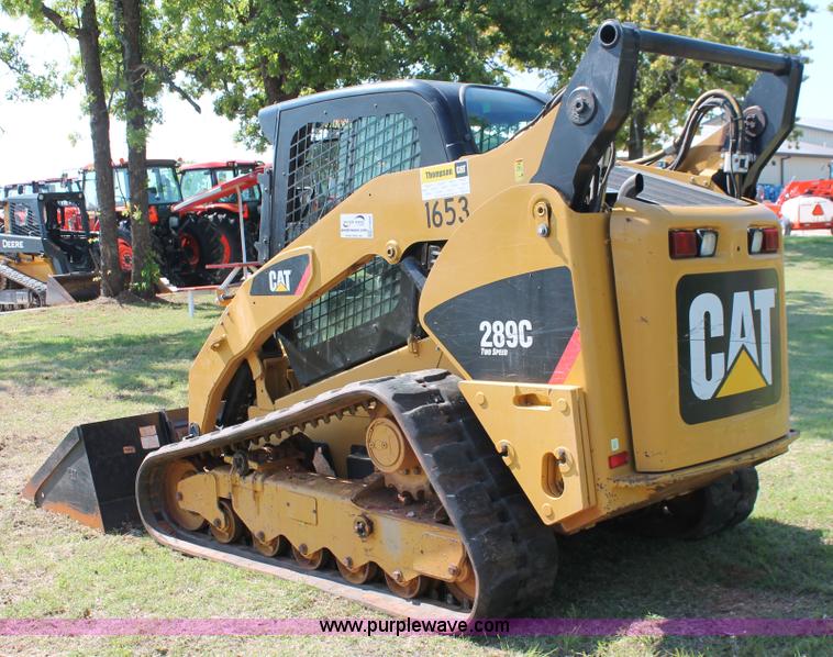 image for item H5828 2011 Caterpillar 289C skid steer