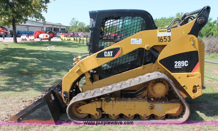image for item H5828 2011 Caterpillar 289C skid steer