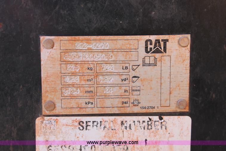 image for item H5828 2011 Caterpillar 289C skid steer