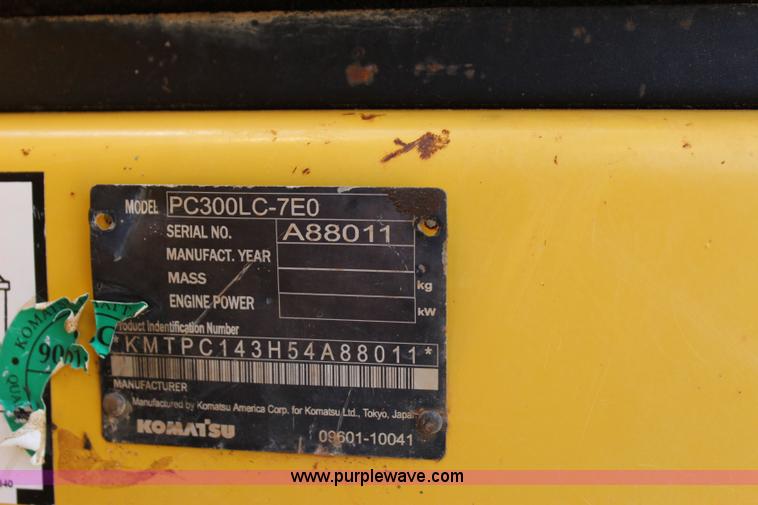 image for item I1697 2006 Komatsu PC300LC-7 excavator