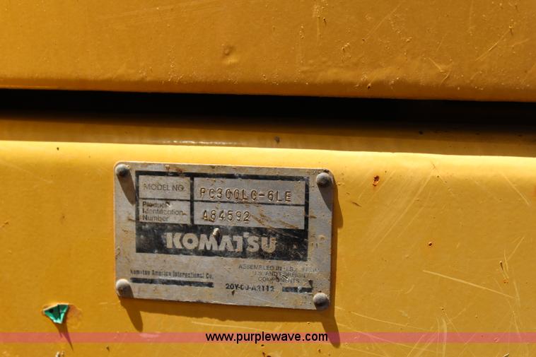 image for item I1698 2001 Komatsu PC300LC-6 excavator