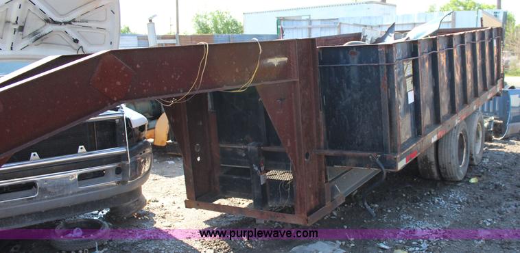 image for item I1703 Shop built dump trailer