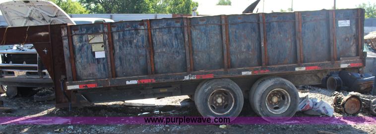image for item I1703 Shop built dump trailer