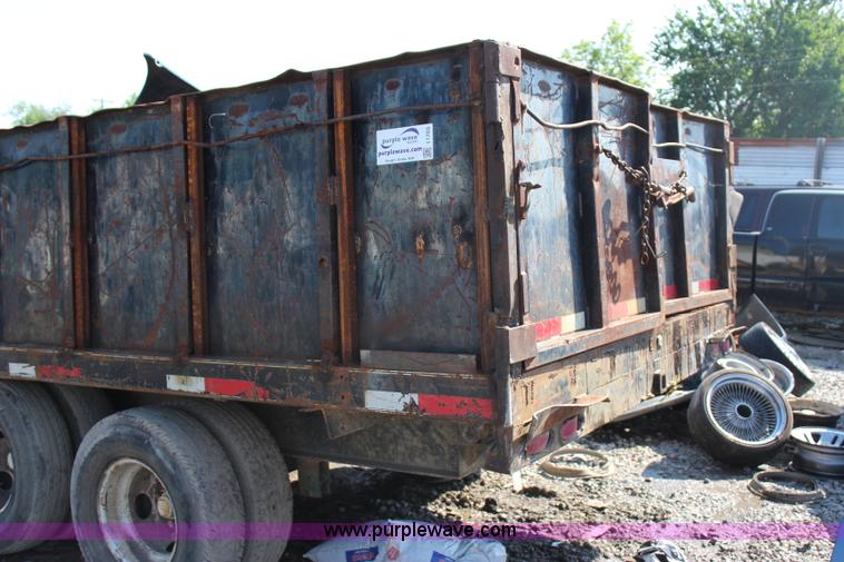 image for item I1703 Shop built dump trailer