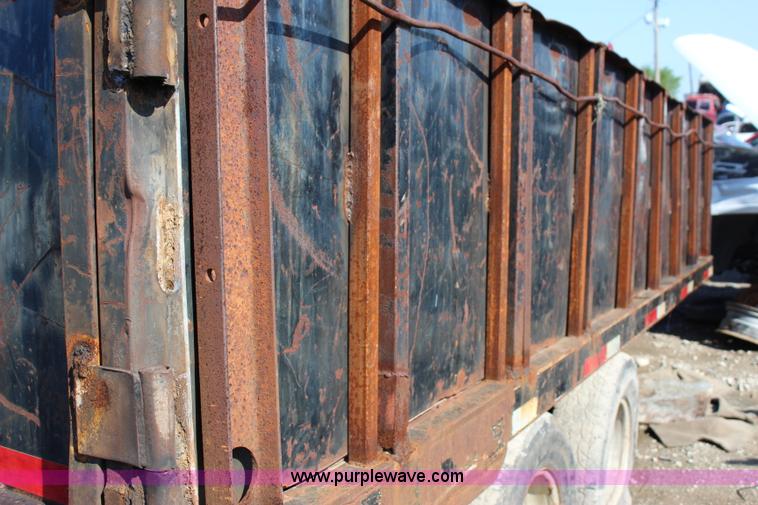 image for item I1703 Shop built dump trailer