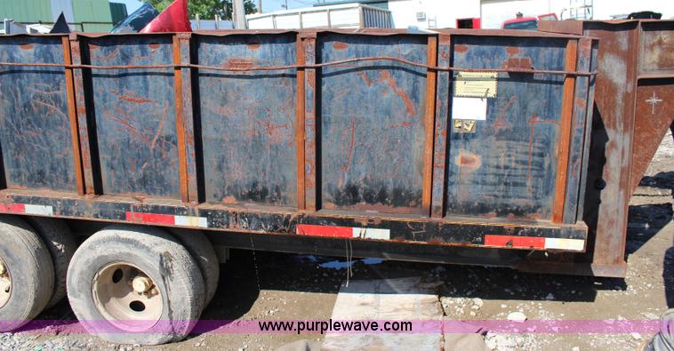 image for item I1703 Shop built dump trailer
