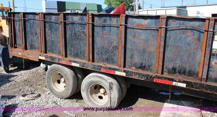 image for item I1703 Shop built dump trailer