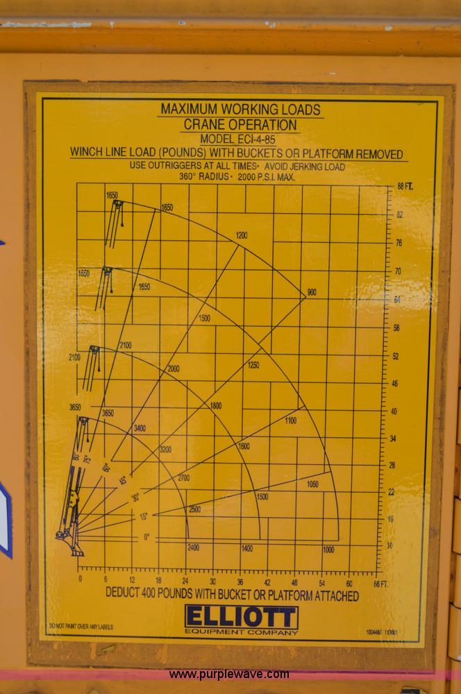 image for item I4575 2002 International 4900 bucket truck