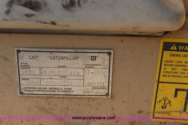 image for item I5984 1994 Caterpillar 350 L excavator