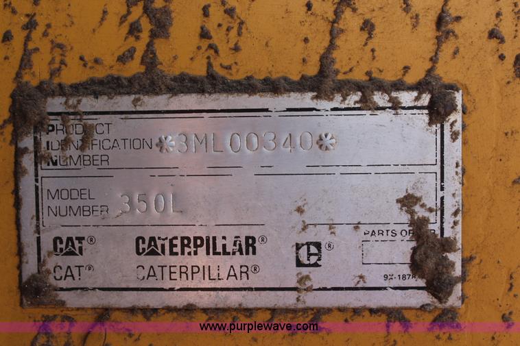 image for item I5984 1994 Caterpillar 350 L excavator