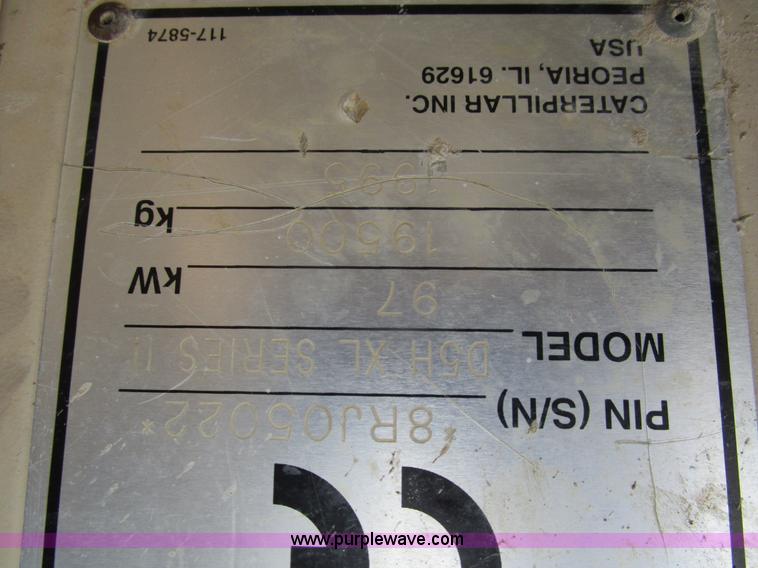 image for item K2096 1995 Caterpillar D5H XL Series II dozer