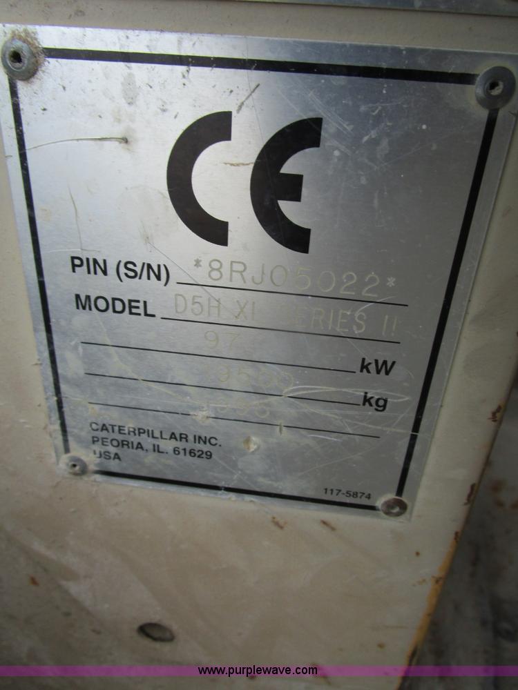 image for item K2096 1995 Caterpillar D5H XL Series II dozer