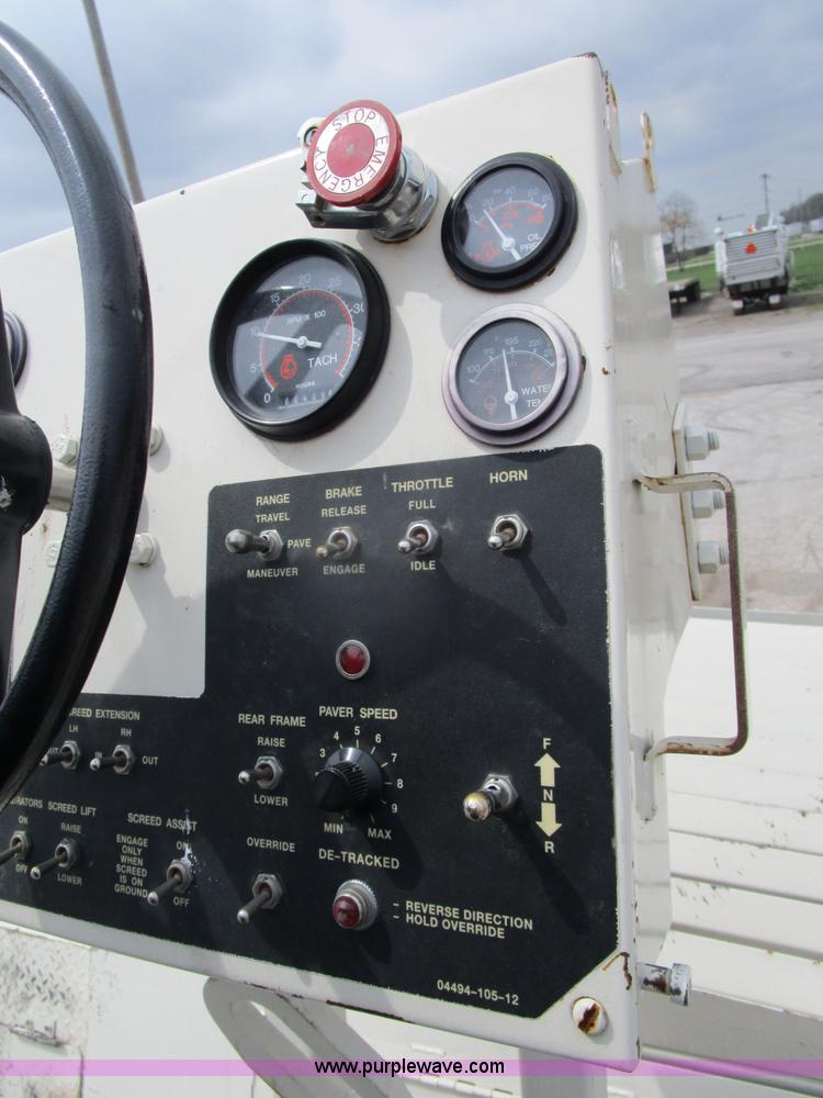 image for item K2097 2004 Terex Cedarapids 462 asphalt paver