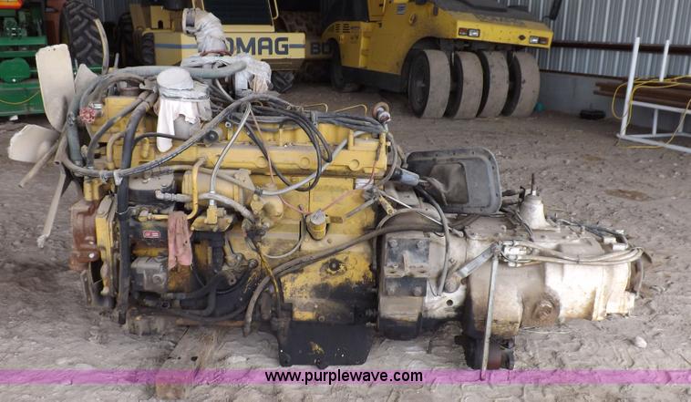 image for item K3763 Caterpillar 3306 10.5L six cylinder turbo diesel engine