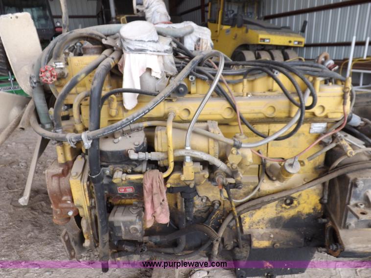 image for item K3763 Caterpillar 3306 10.5L six cylinder turbo diesel engine