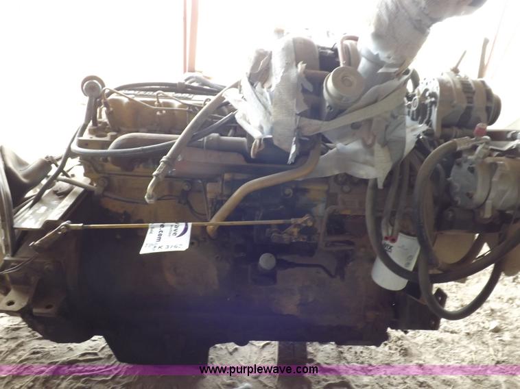 image for item K3763 Caterpillar 3306 10.5L six cylinder turbo diesel engine