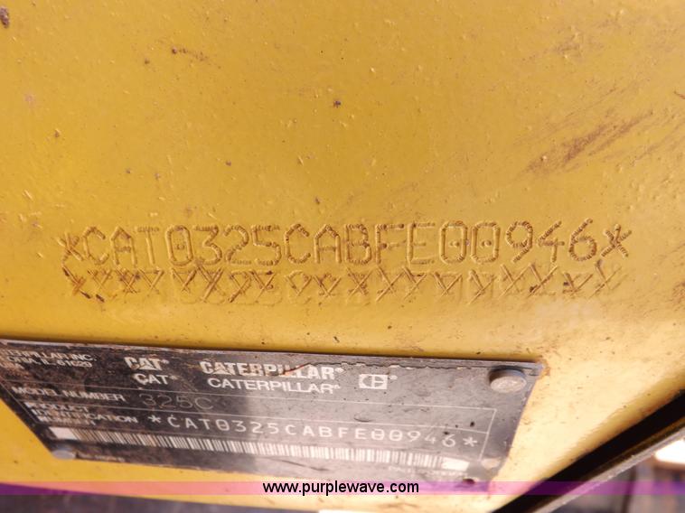 image for item K3881 2003 Caterpillar 325C L excavator