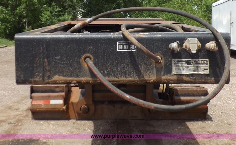 image for item K3935 2001 Talbert equipment trailer