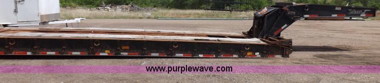 image for item K3935 2001 Talbert equipment trailer