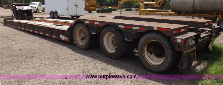 image for item K3935 2001 Talbert equipment trailer