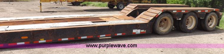 image for item K3935 2001 Talbert equipment trailer