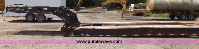 image for item K3935 2001 Talbert equipment trailer