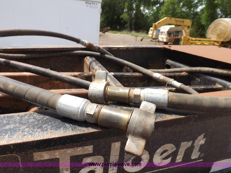 image for item K3935 2001 Talbert equipment trailer