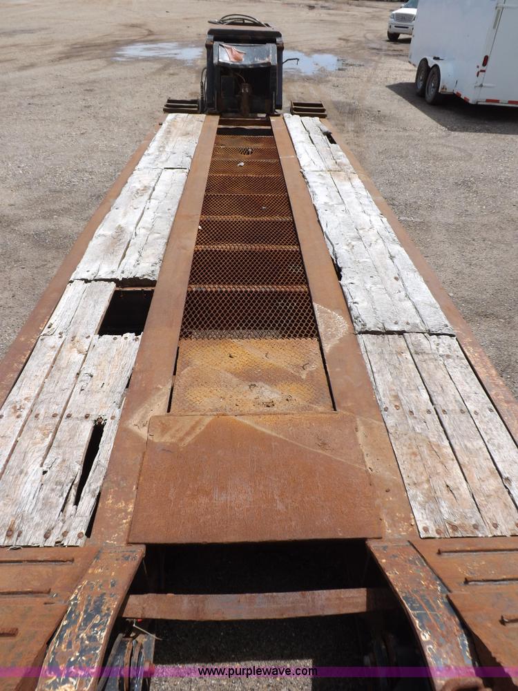 image for item K3935 2001 Talbert equipment trailer