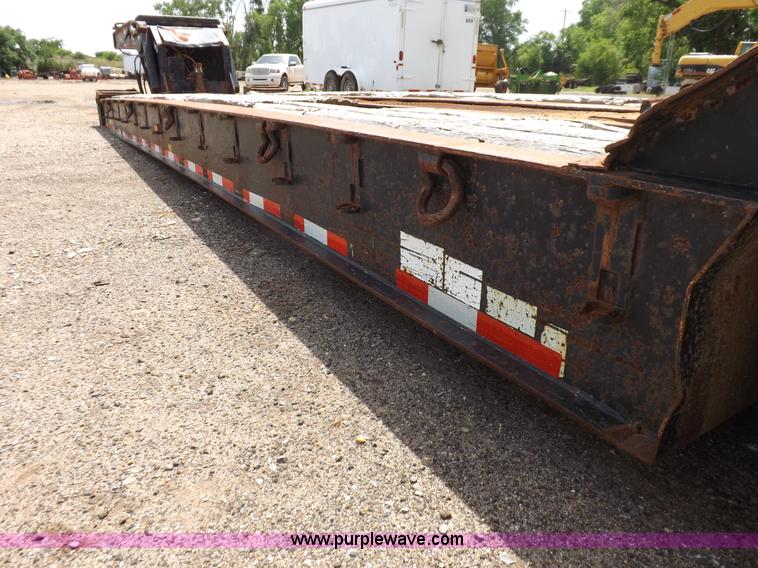 image for item K3935 2001 Talbert equipment trailer