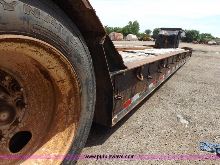 image for item K3935 2001 Talbert equipment trailer