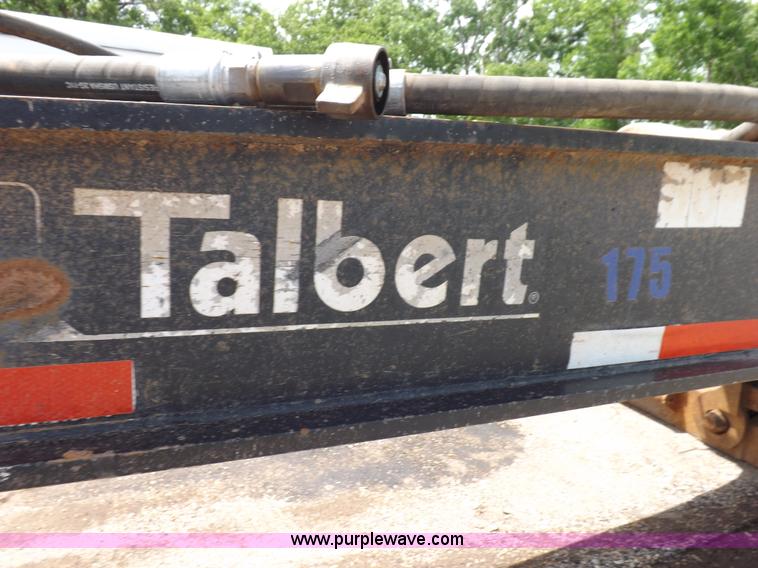 image for item K3935 2001 Talbert equipment trailer