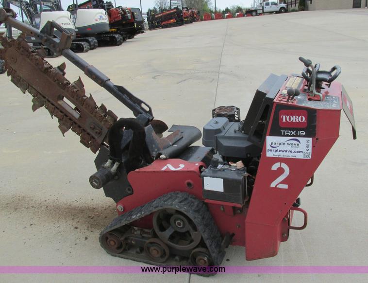 image for item K5019 Toro TRX19 walk-behind trencher