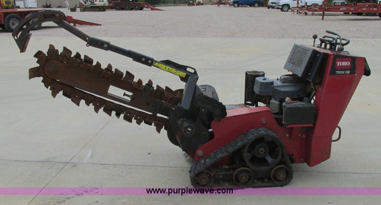 image for item K5020 Toro TRX19 walk-behind trencher