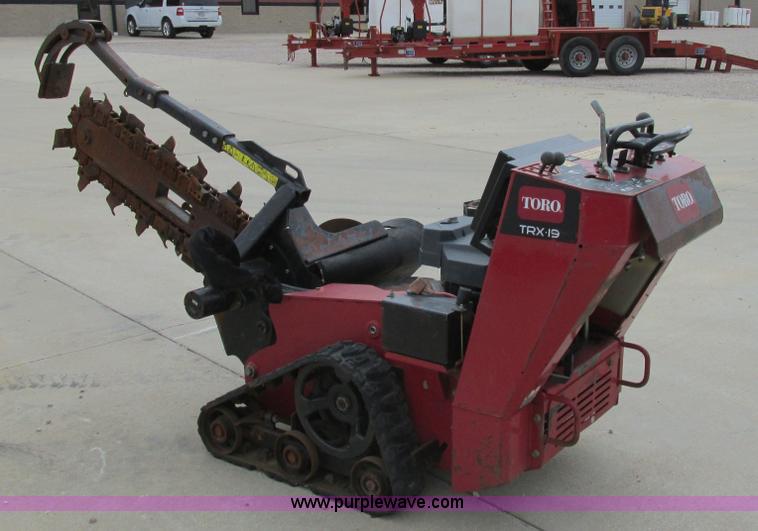 image for item K5020 Toro TRX19 walk-behind trencher