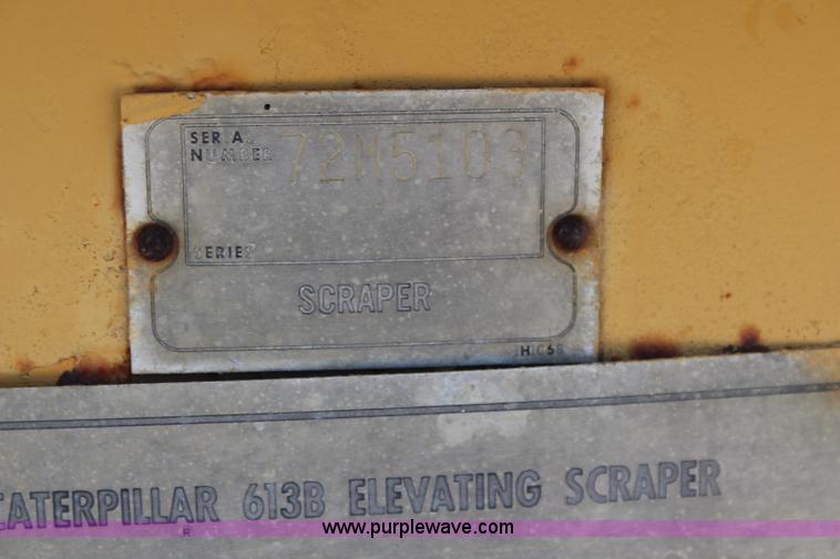 image for item K6977 1978 Caterpillar 613B elevating scraper