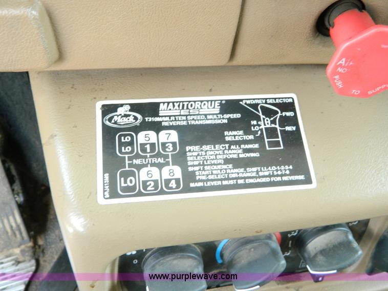 image for item K8071 2003 Mack CV713 dump truck