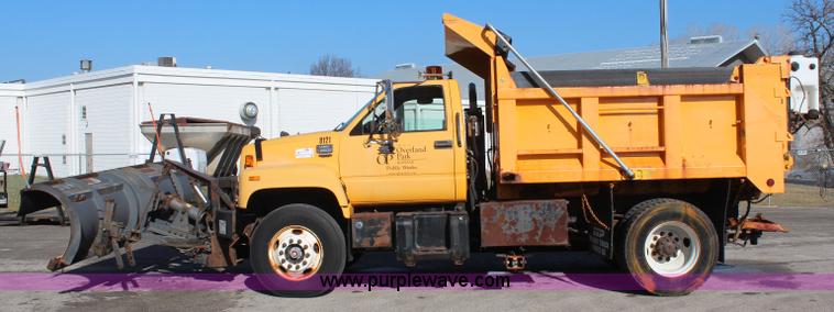 image for item K8765 1999 GMC C8500 dump truck
