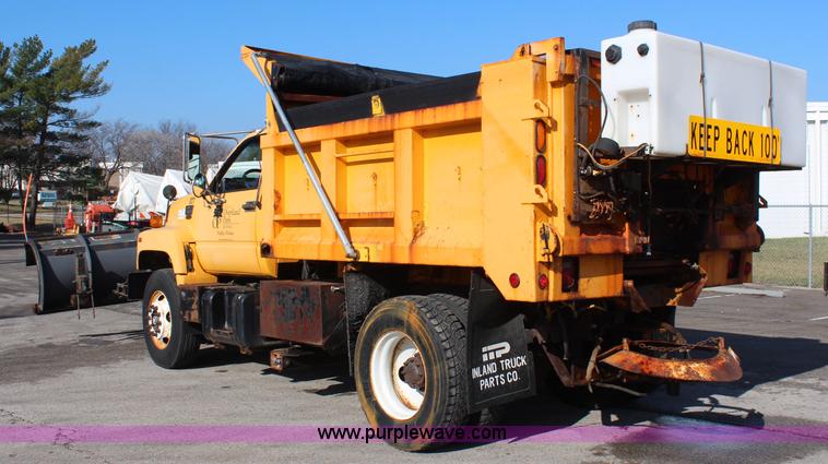 image for item K8765 1999 GMC C8500 dump truck