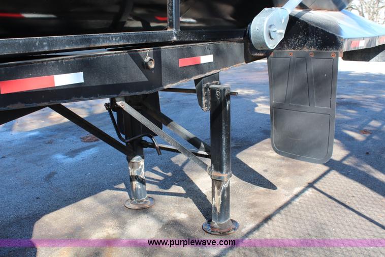 image for item K8766 1997 Midland barrel bed end dump trailer