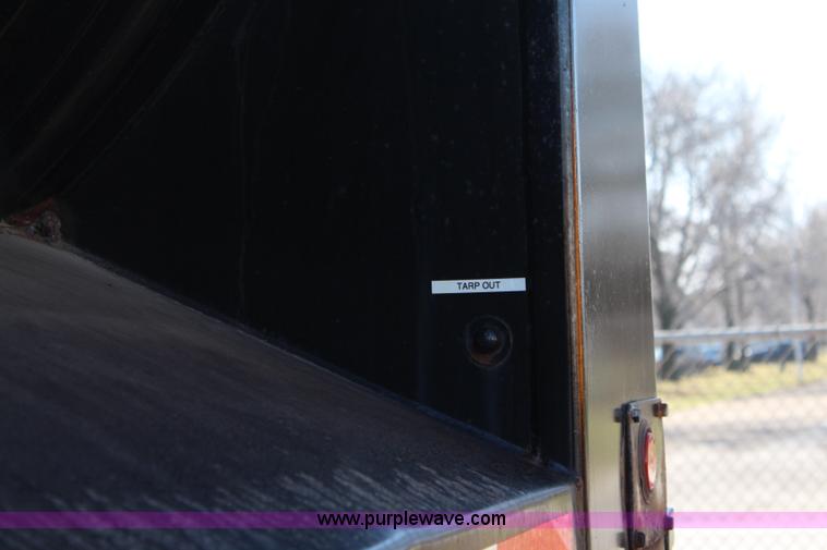 image for item K8766 1997 Midland barrel bed end dump trailer