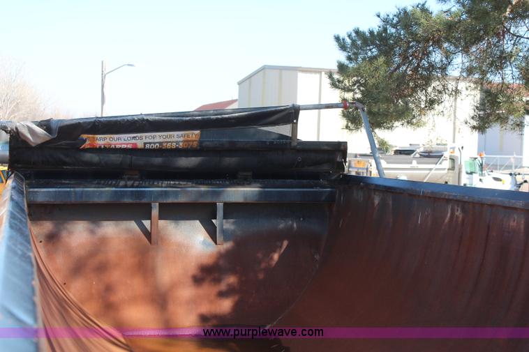 image for item K8766 1997 Midland barrel bed end dump trailer